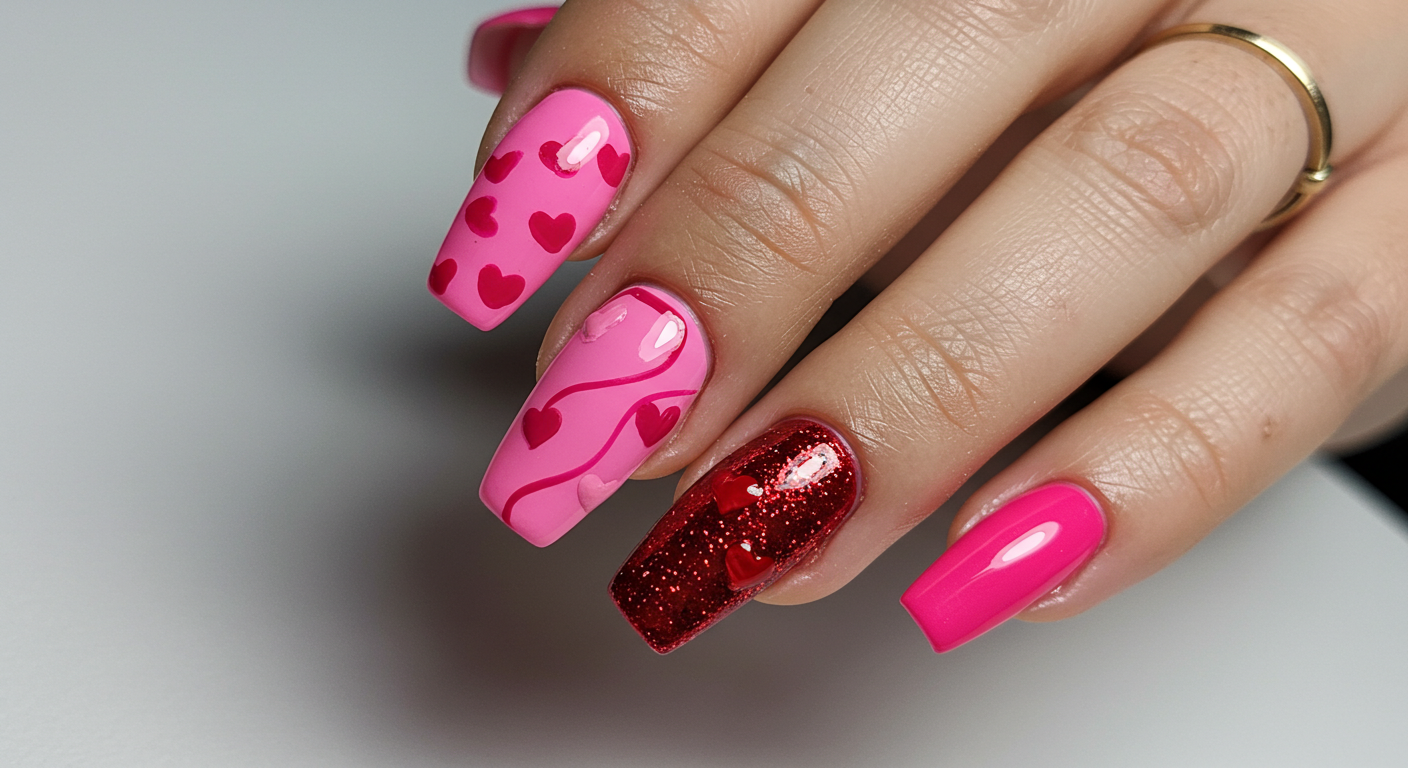Sassy Valentine Vibes Nail