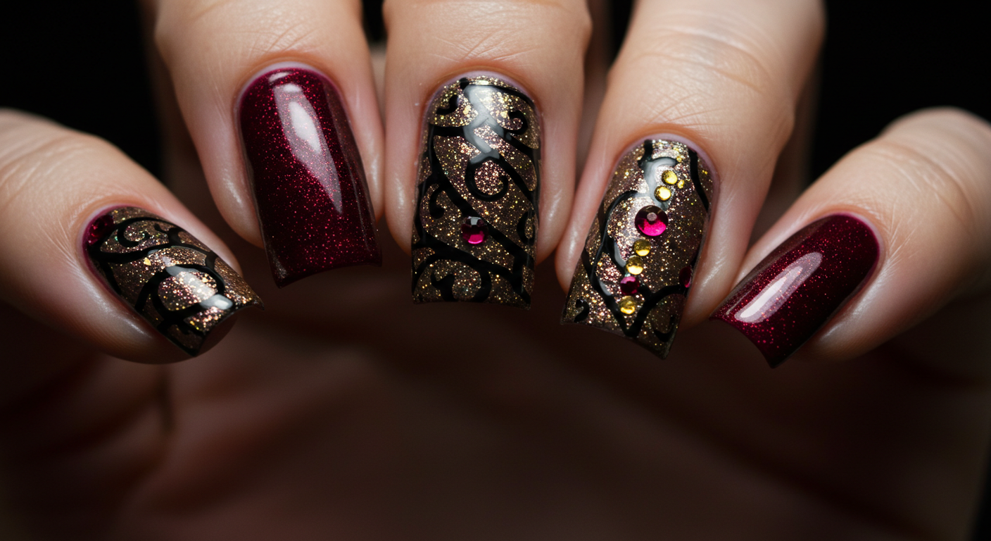 Amour Affair Valentine Nail