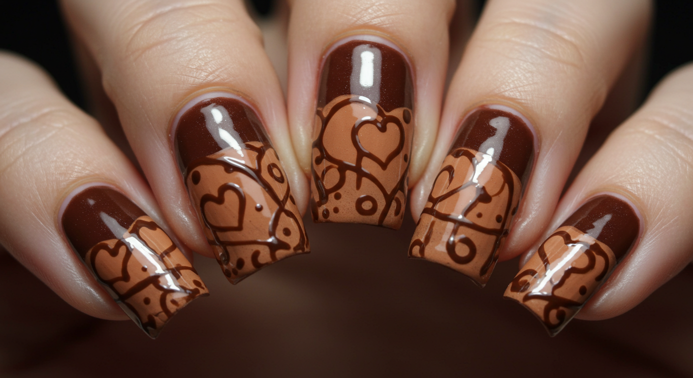 Sweeter Than Chocolate Valentine Nail