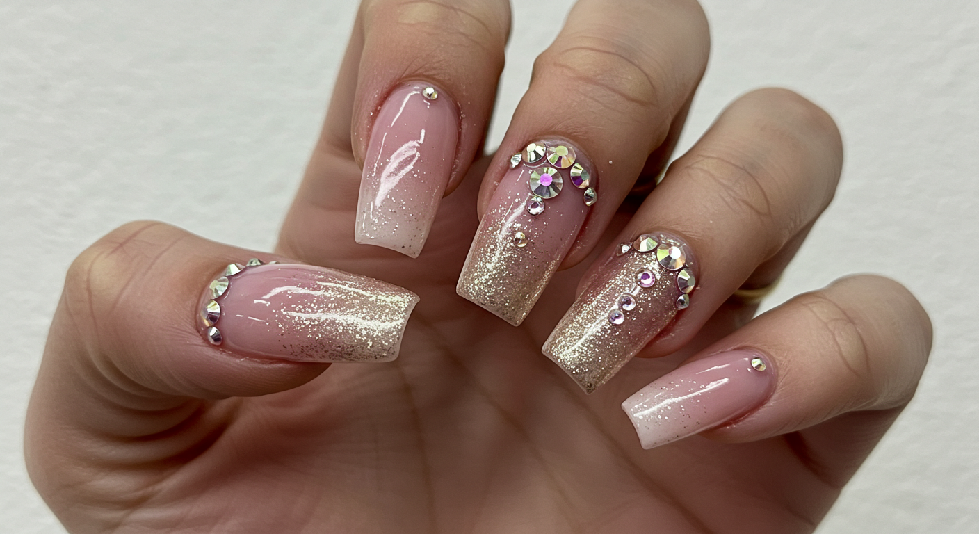 Sparkle of My Heart Valentine Nail