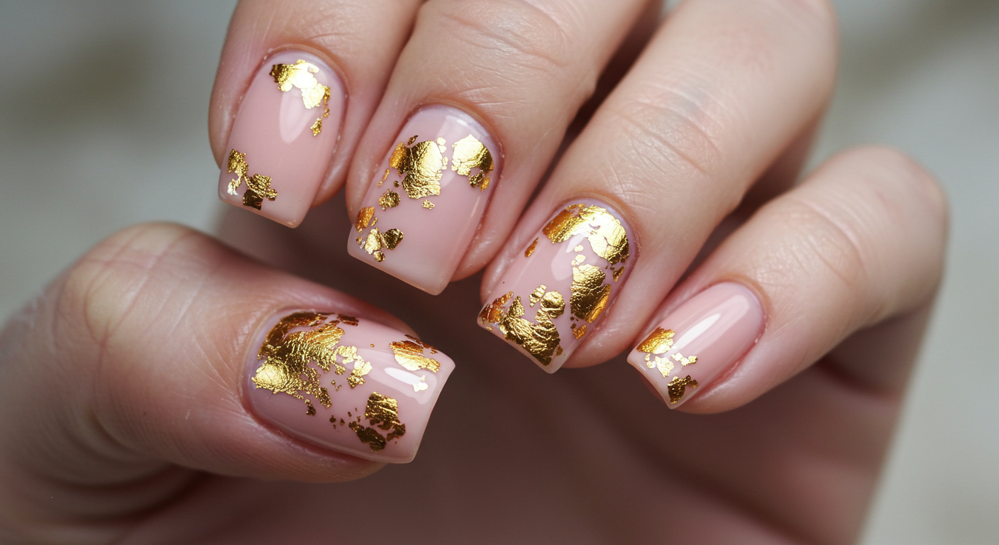 Blush Romance Valentine Nail
