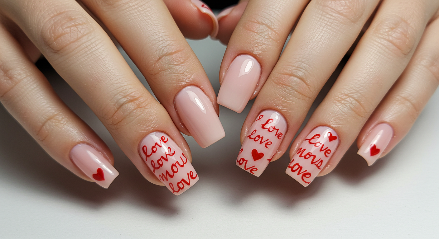 Love Notes & Valentine Nails