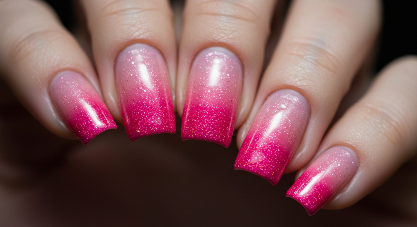 Valentine’s Glow Nail
