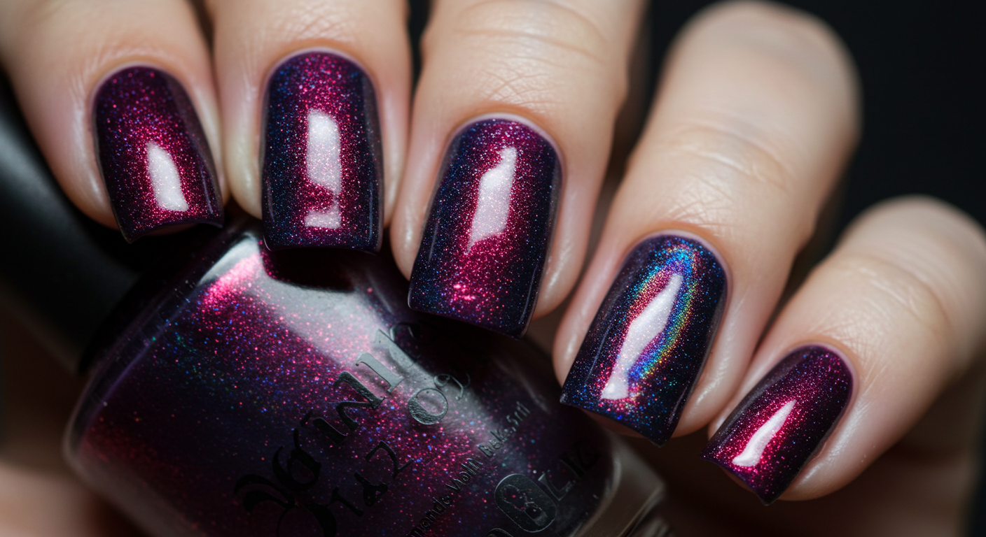 Midnight Valentine Nail