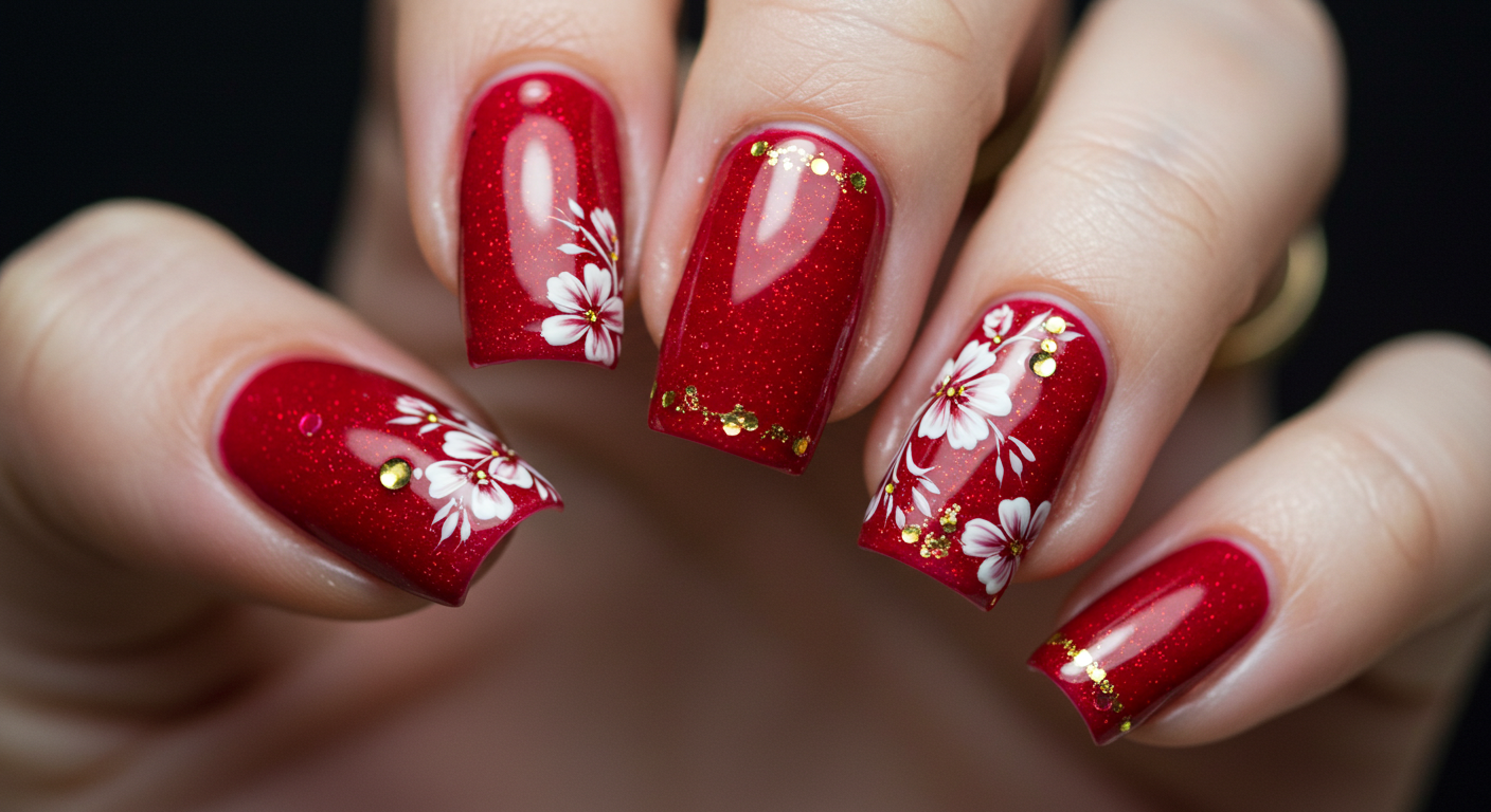 Forever Yours Valentine Nail