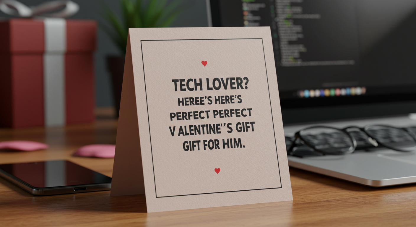 Tech Lover? Here’s the Perfect Valentine’s Gift for Him