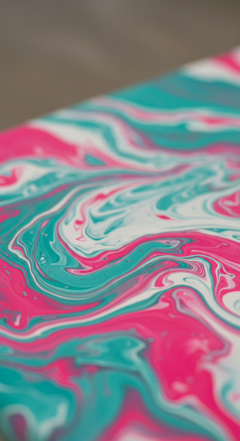 Acrylic Pour Painting