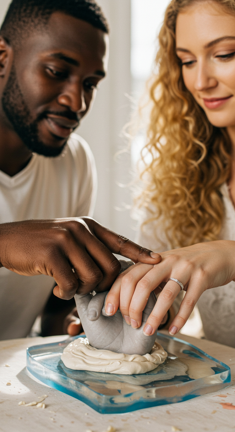 Anniversary Couple’s Hand Casting Kit