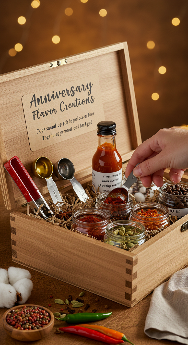 Anniversary DIY Hot Sauce or Coffee Blending Kit