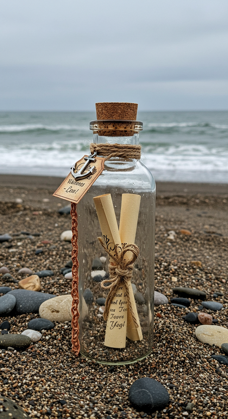 Anniversary Message in a Bottle Kit