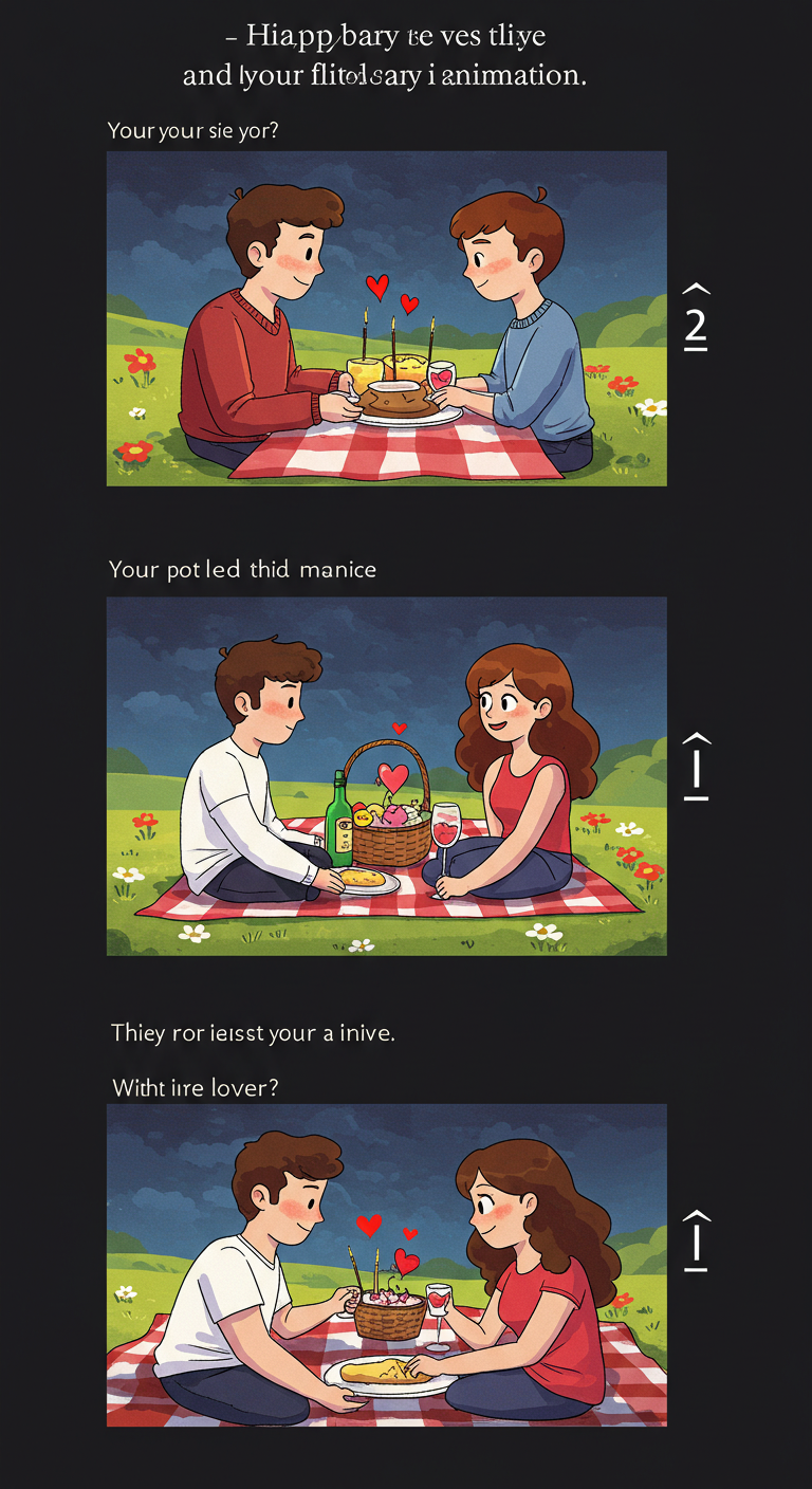Anniversary Personalized Flipbook Animation