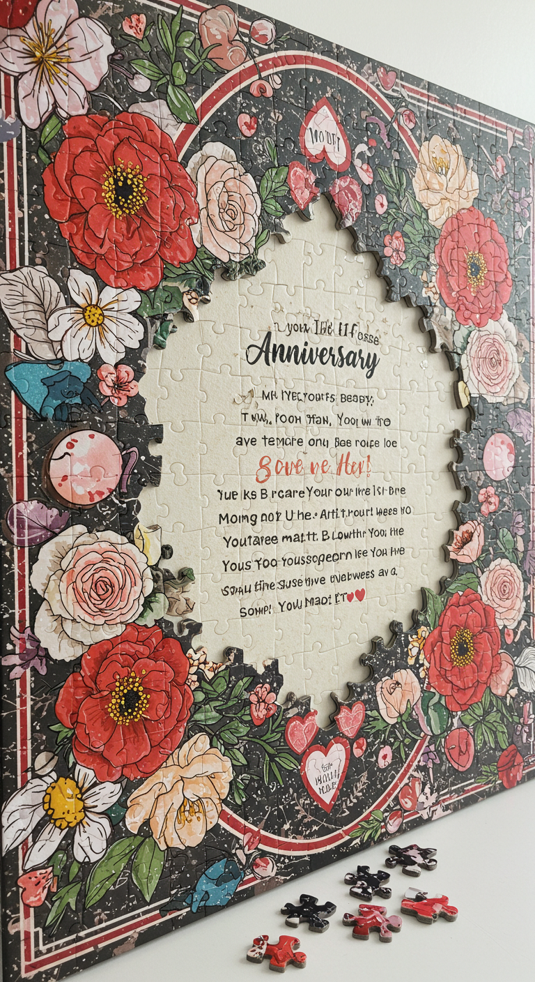 Anniversary Secret Message Puzzle