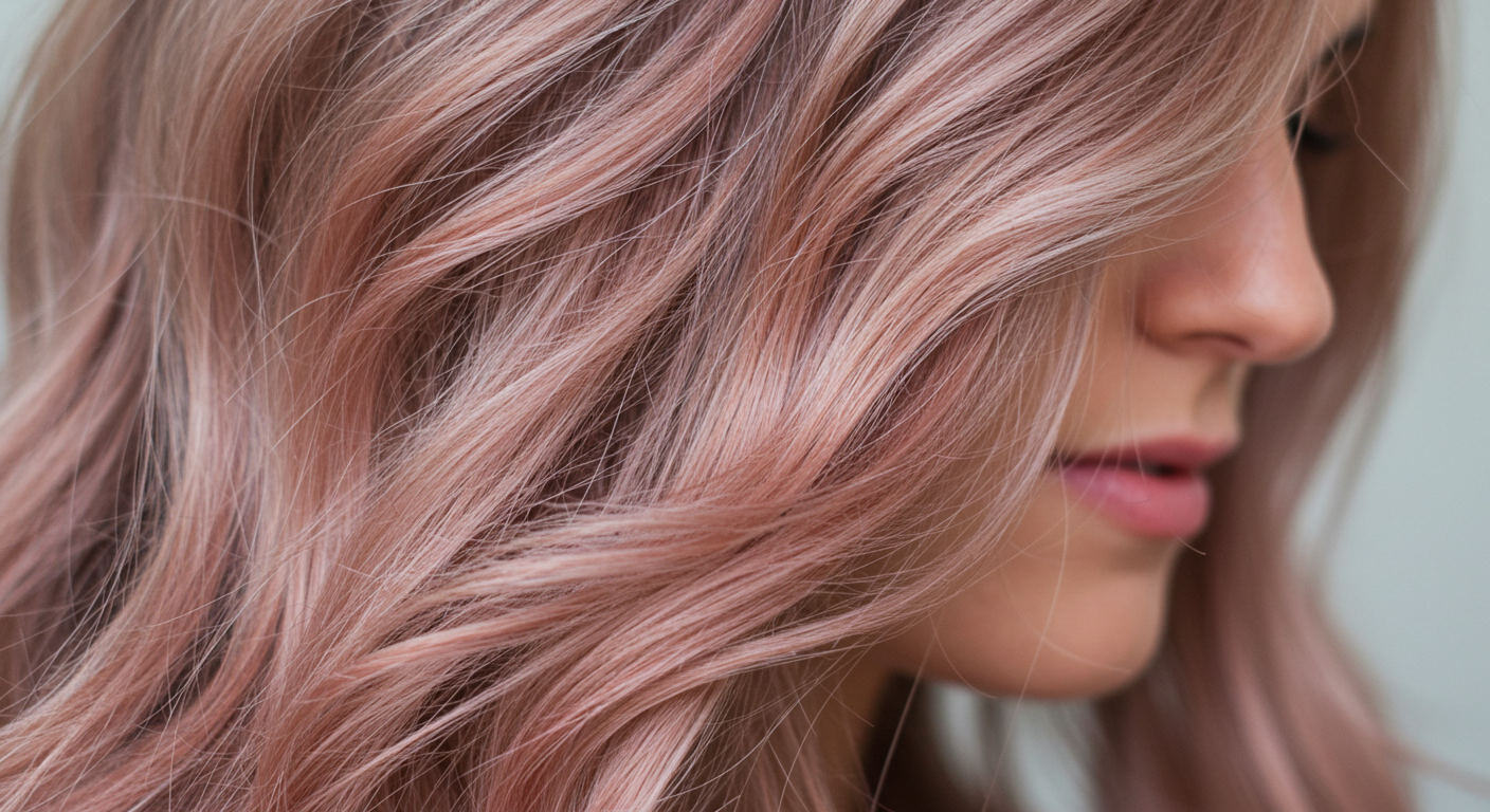 Ashy Strawberry Blonde Hair