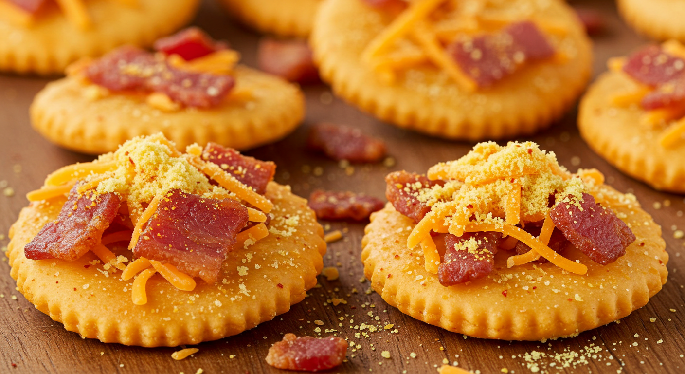 Bacon Cheddar Oyster Crackers