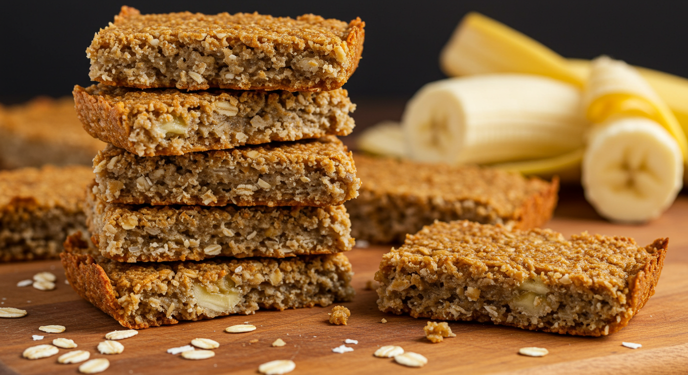 Banana Oat Bars