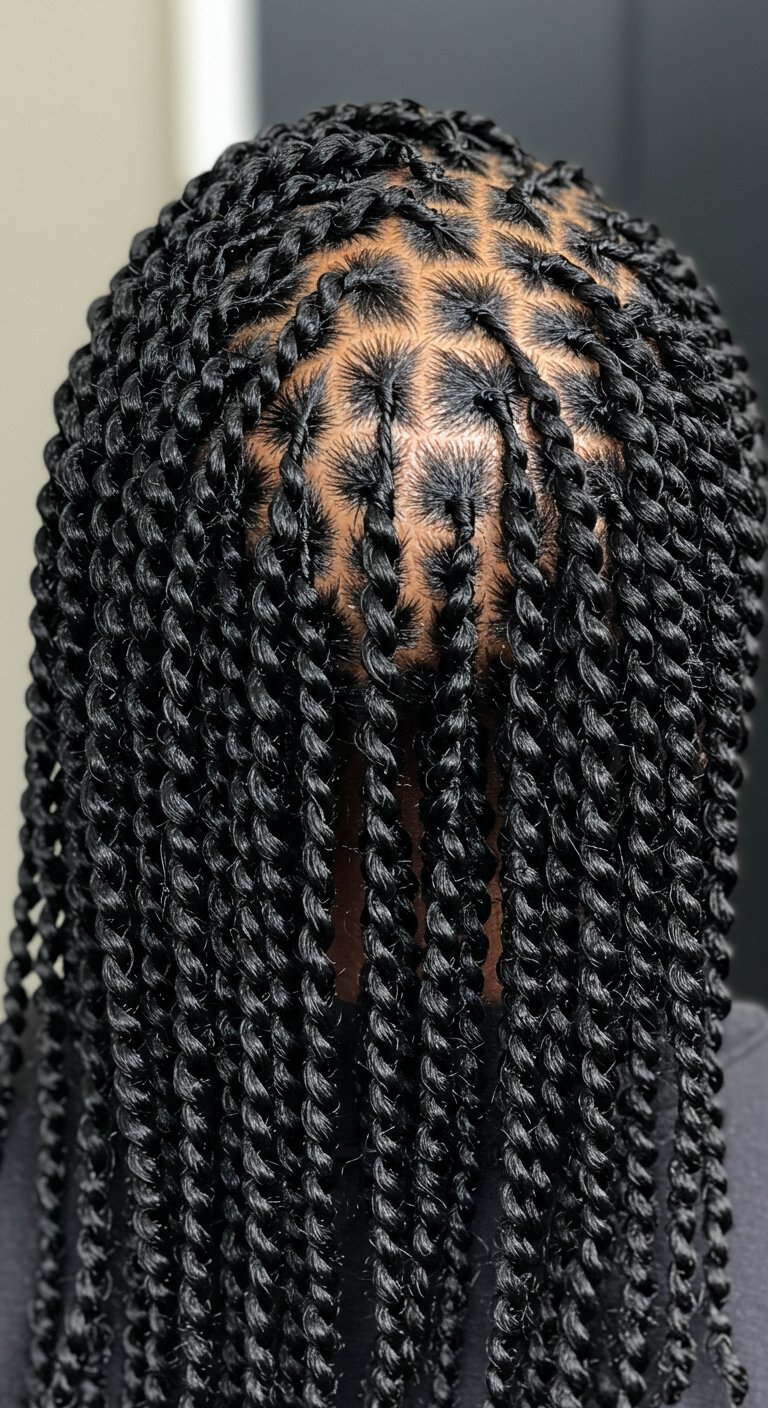 Black Girl Flat Twists
