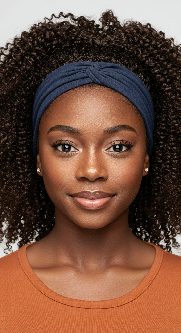 Black Girl Headband Wig