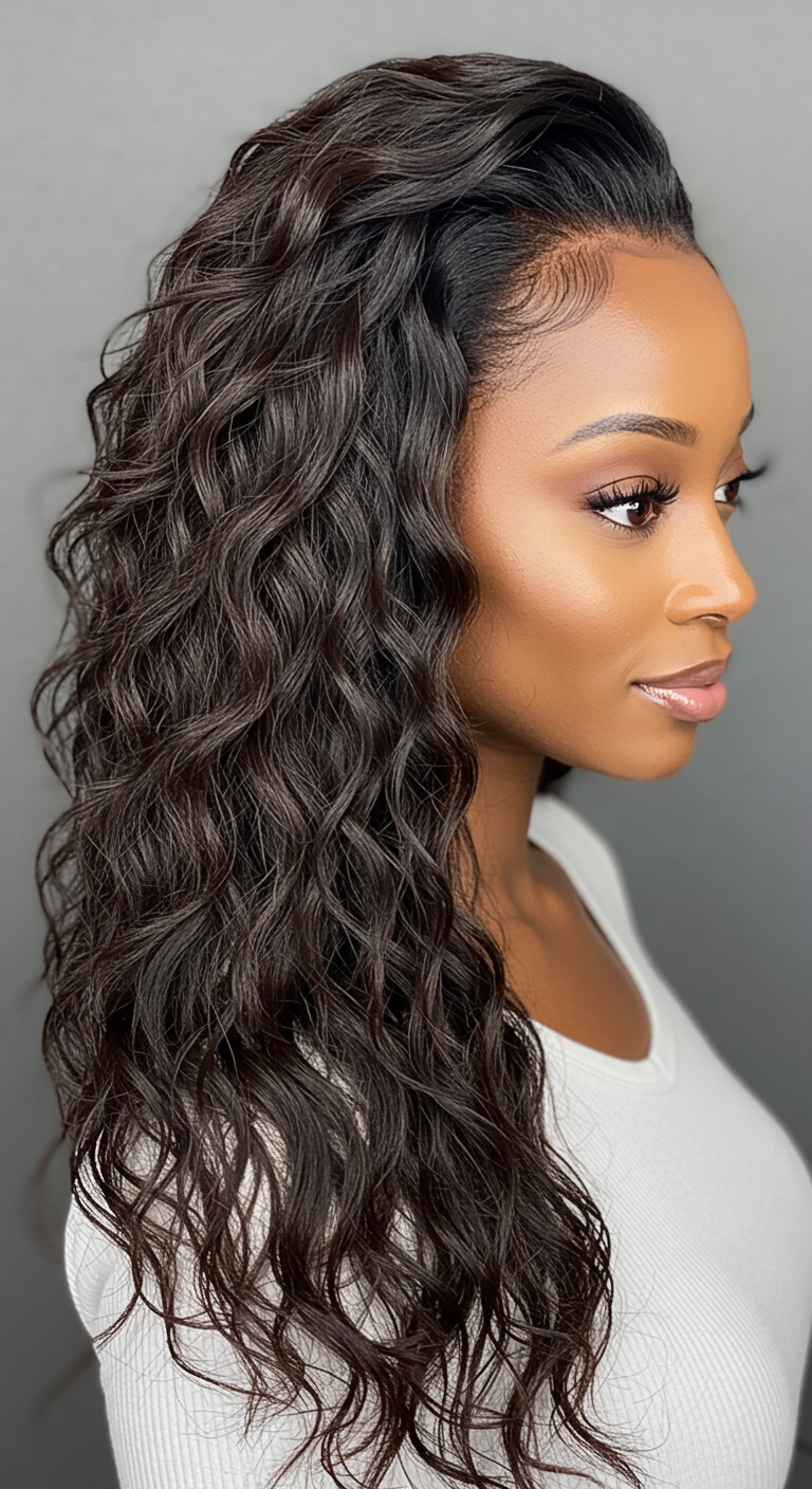 Black Girl U-Part Wig