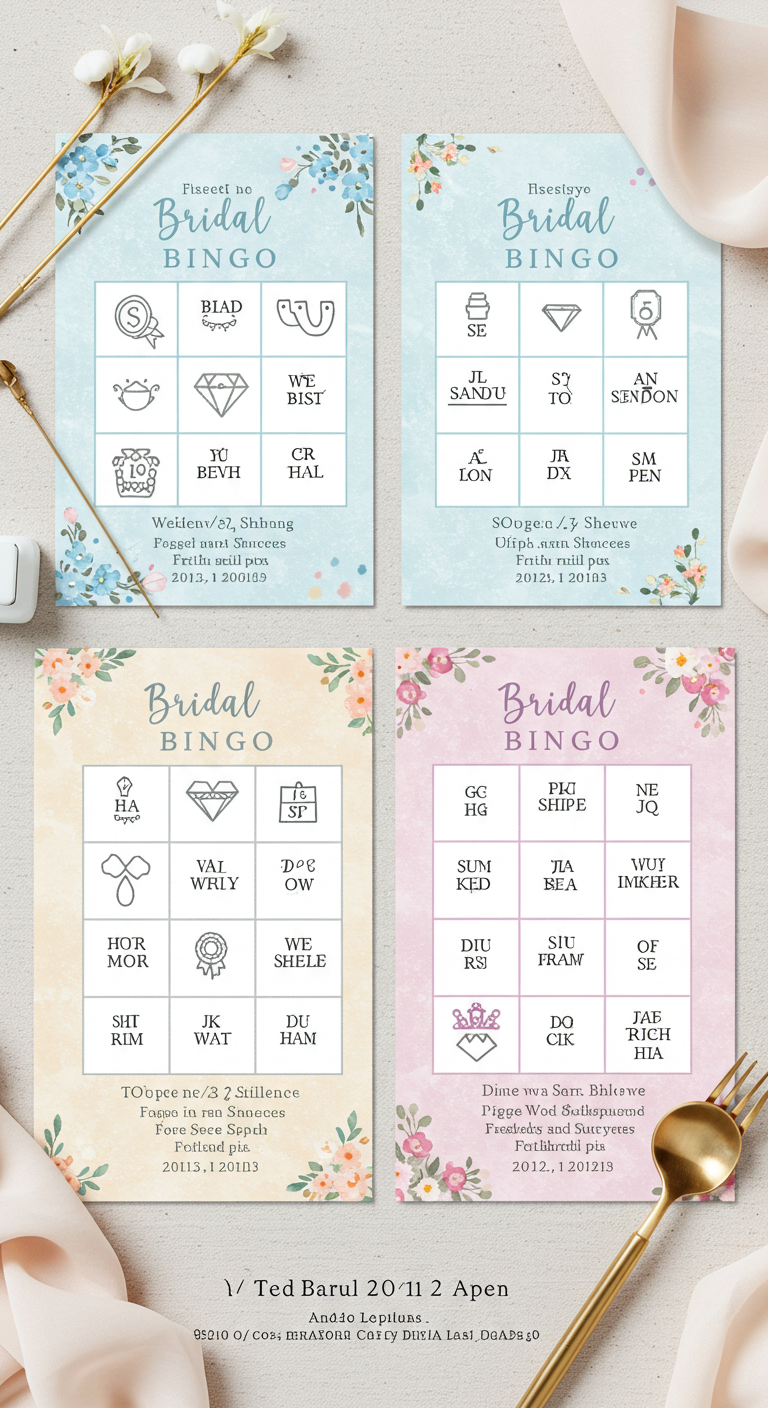 Bridal Shower Bingo