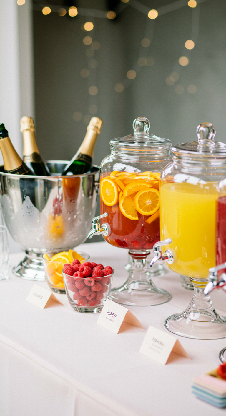 Bridal Shower Mimosa Bar