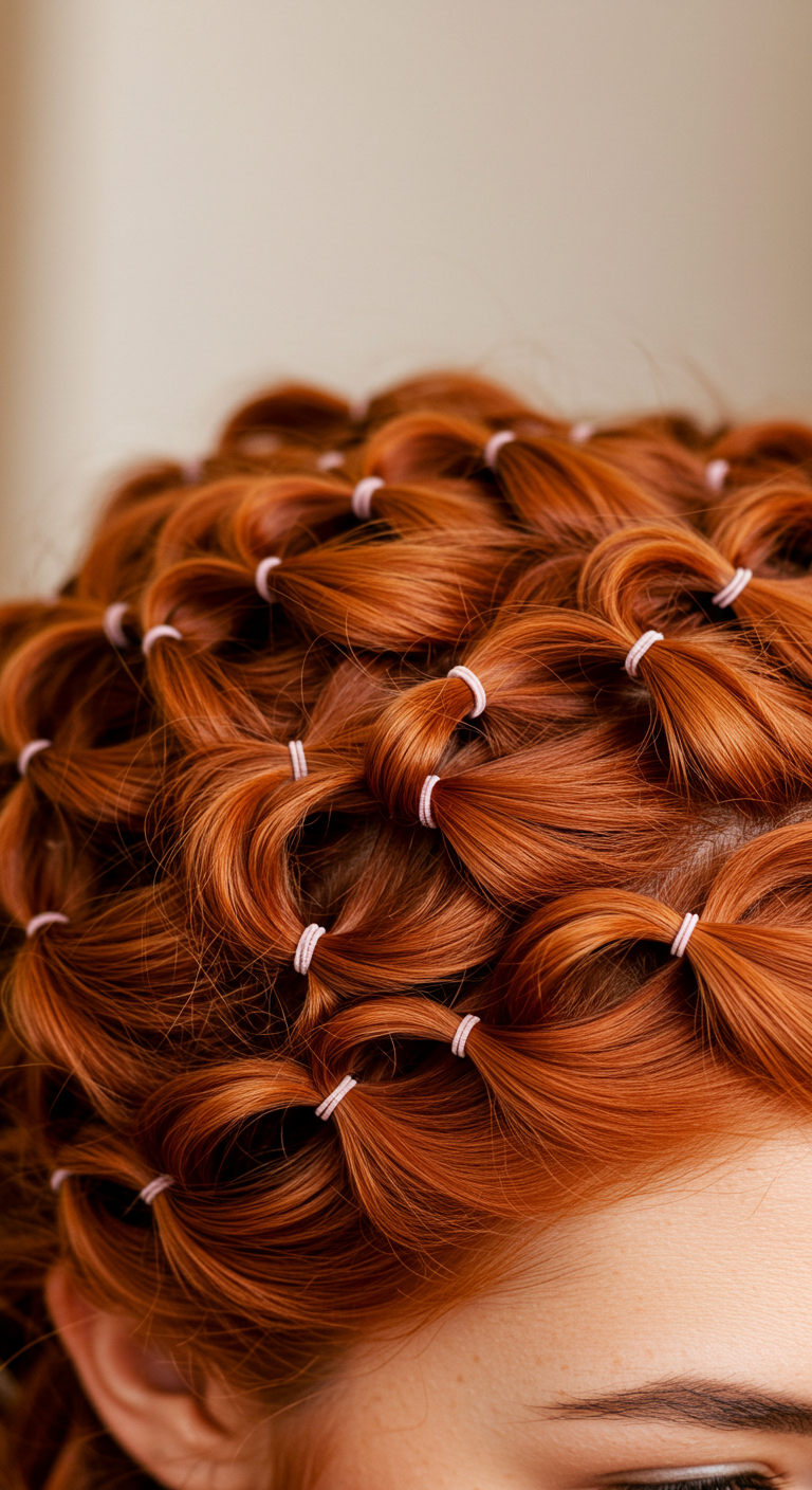 Bubble Ponytail for Thin Hair