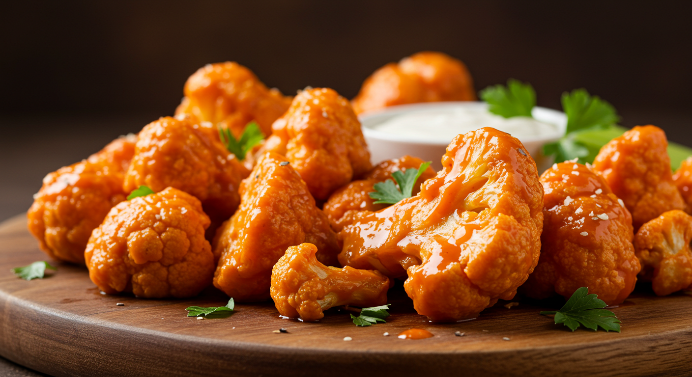 Buffalo Cauliflower Bites