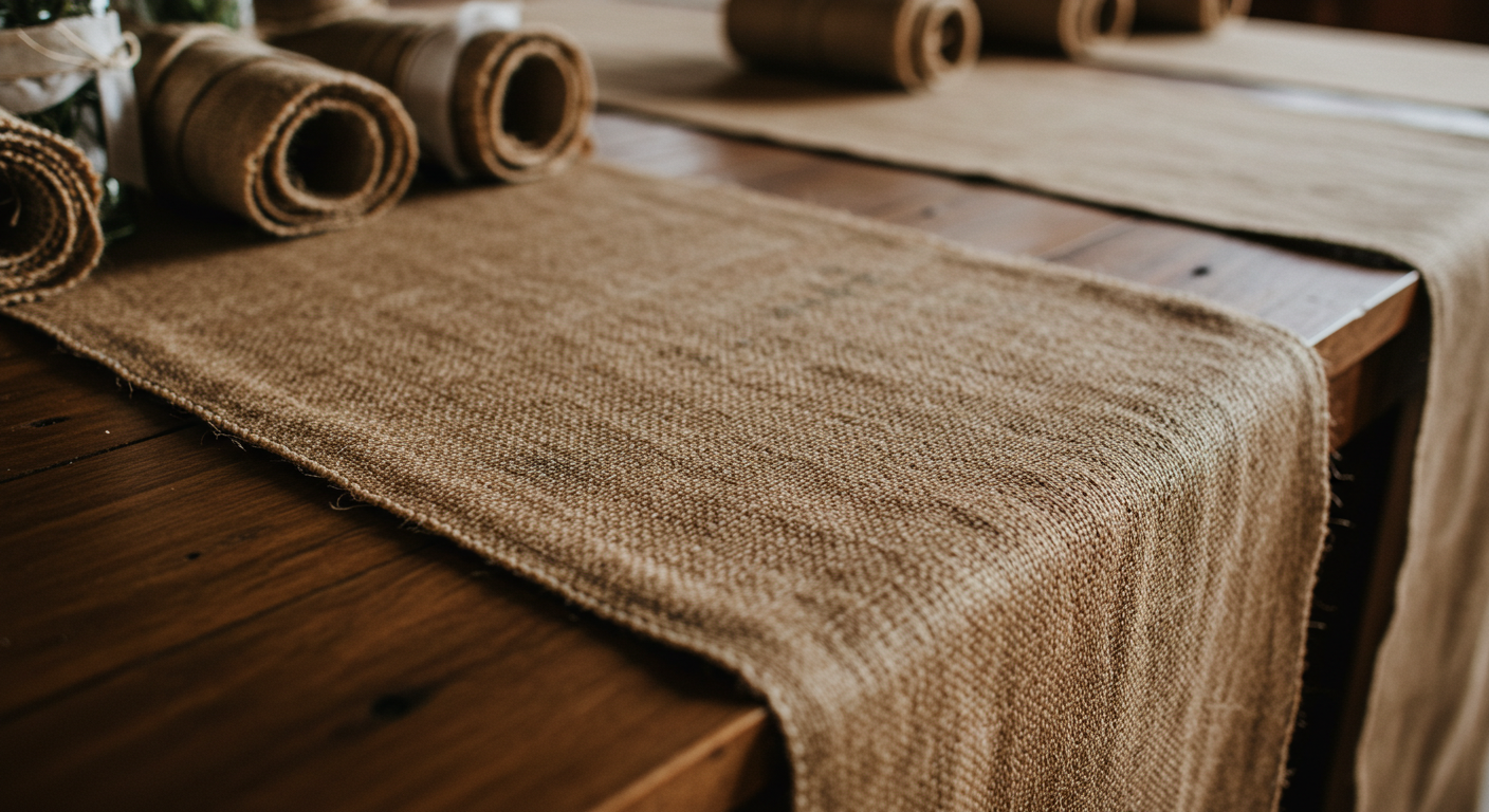 Burlap Wedding Table Runners