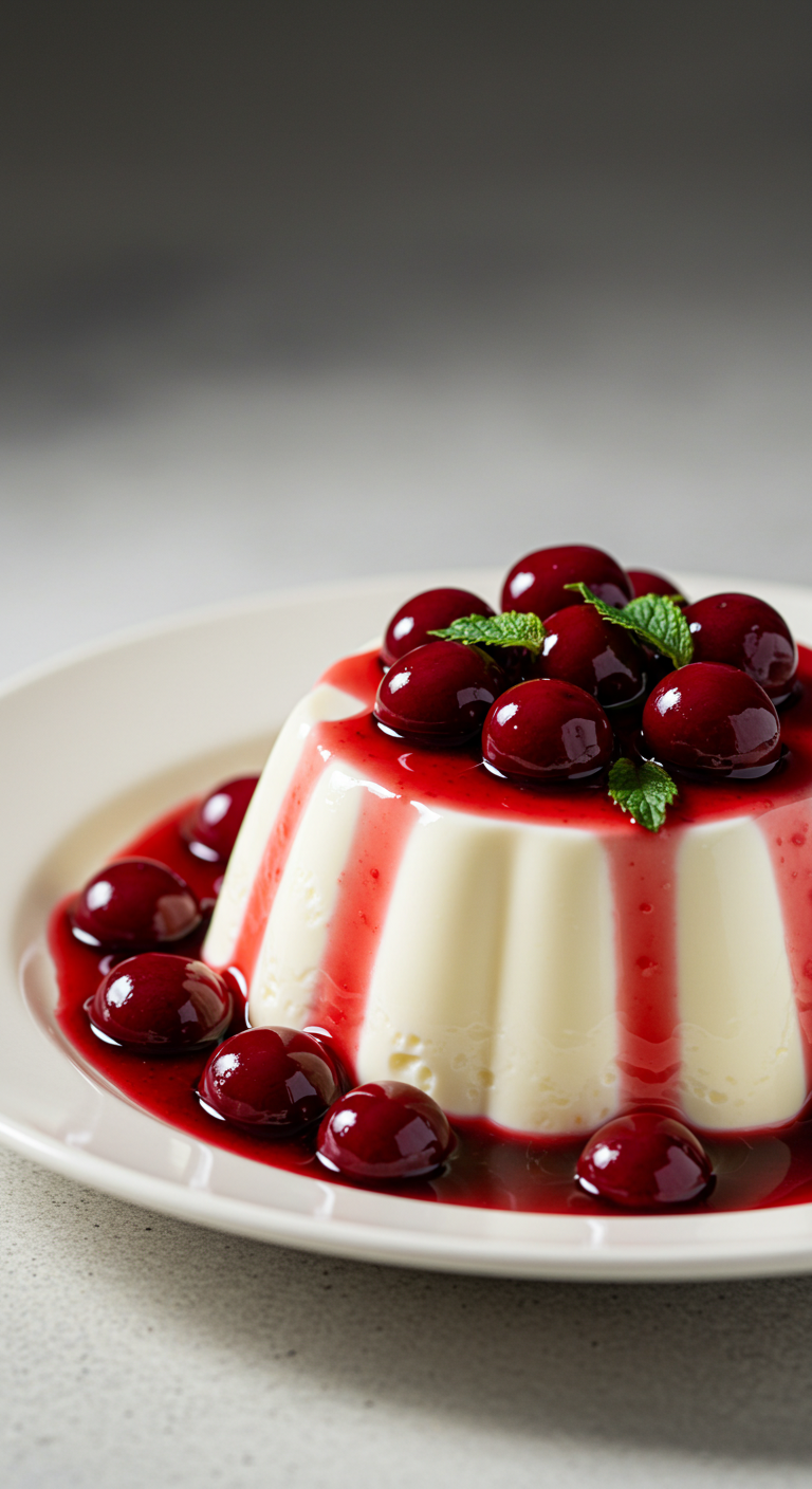 Cherry Panna Cotta
