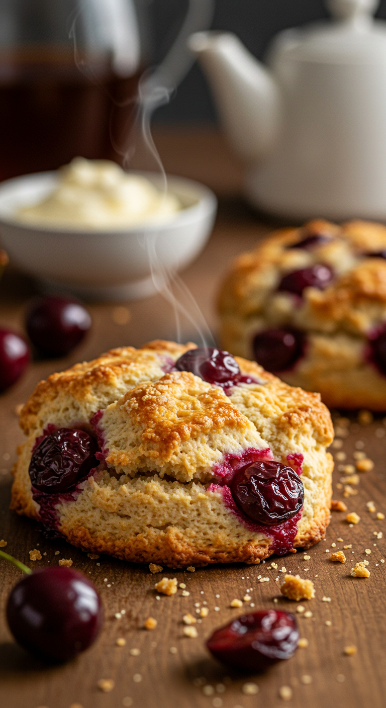 Cherry Scones