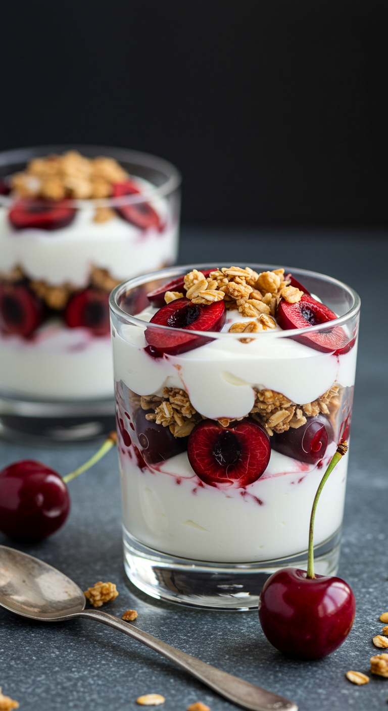 Cherry Yogurt Parfait