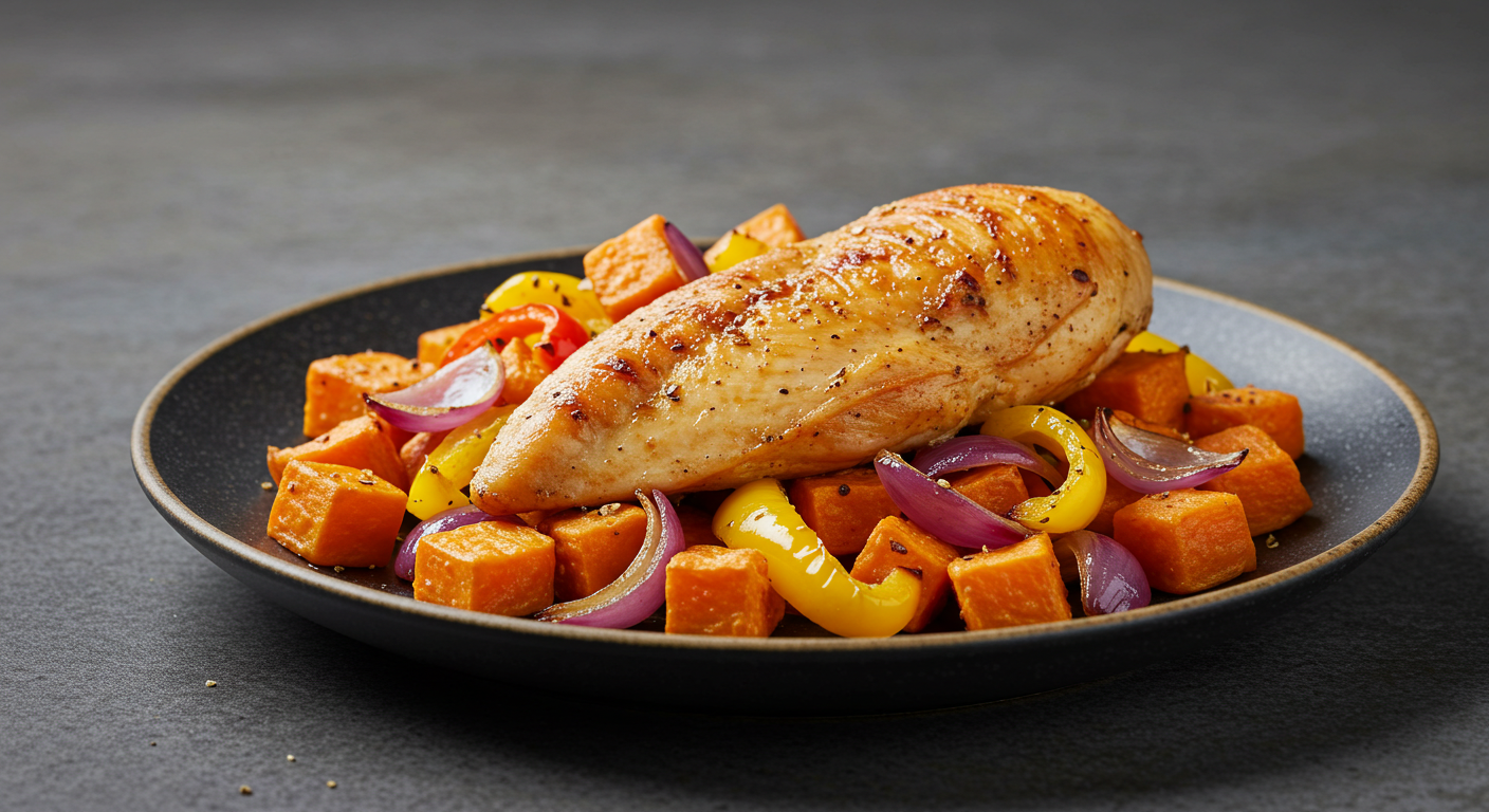 Chicken and Sweet Potato Hash