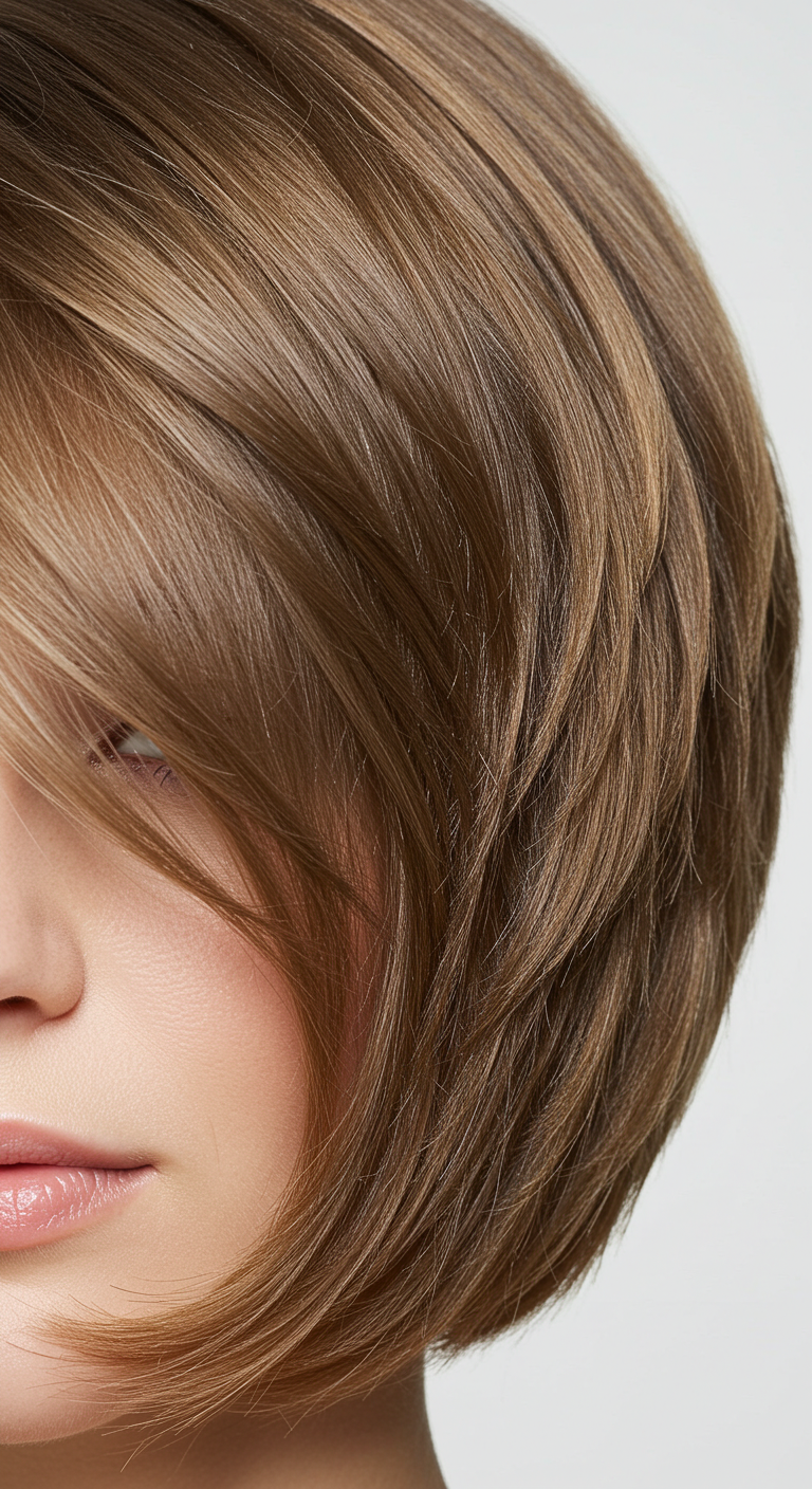 Chin-Length Bob with Face-Framing Layers