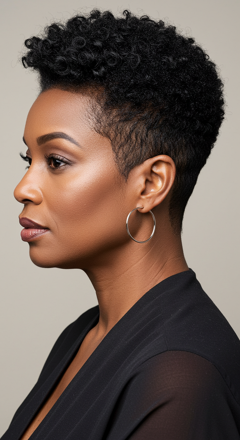 Classic Tapered Cut for Older Black Women