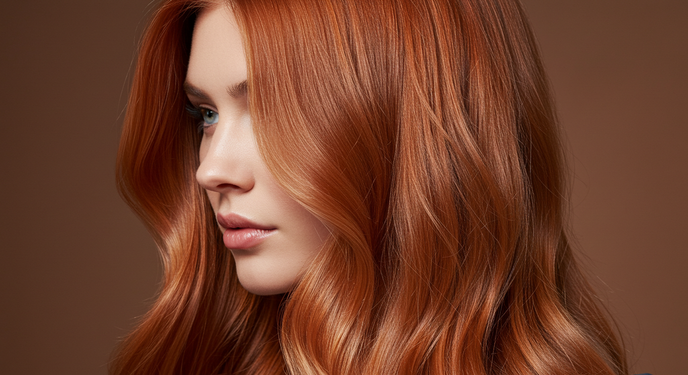 Copper-Infused Strawberry Blonde Hair