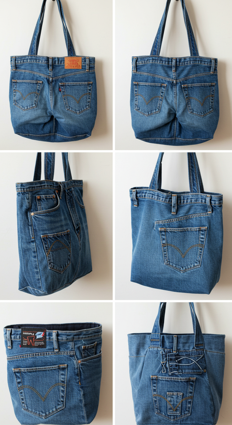 Denim Tote Bags