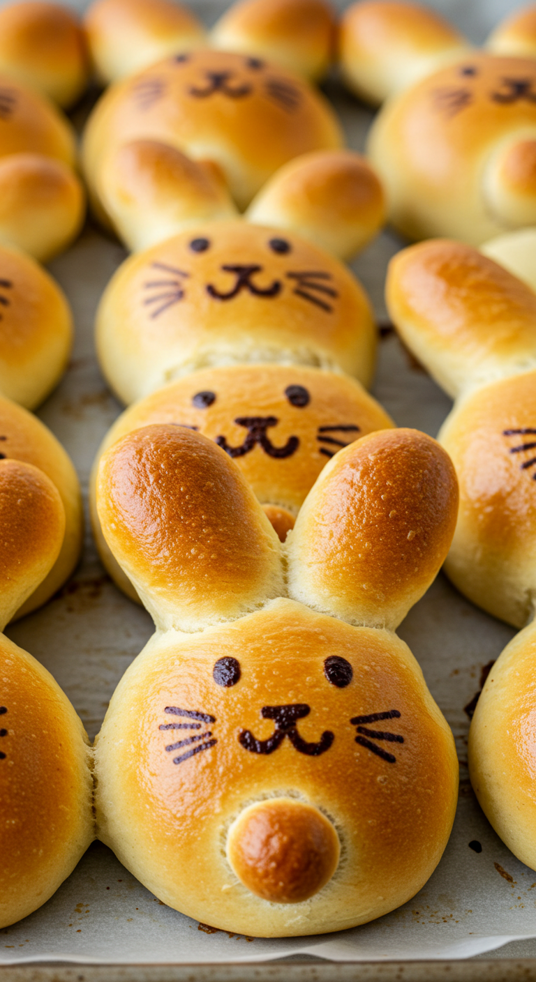 Easter Bunny Dinner Rolls