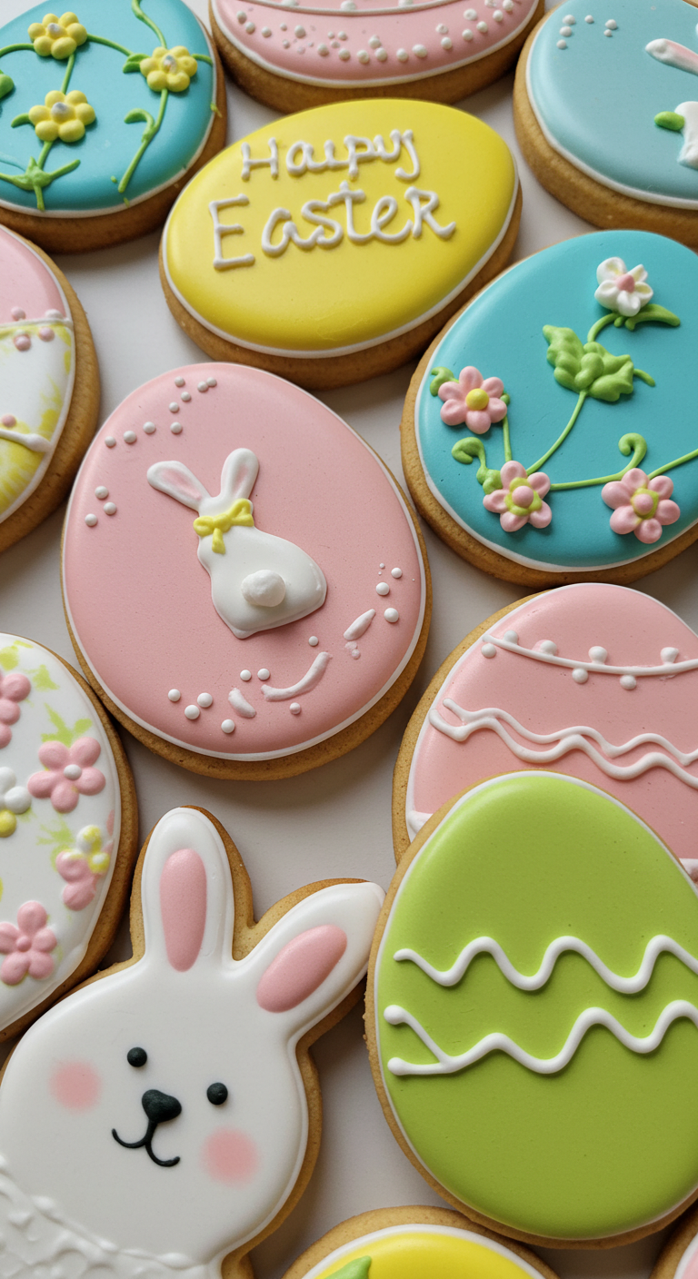 Easter Sugar Cookies with Royal Icing