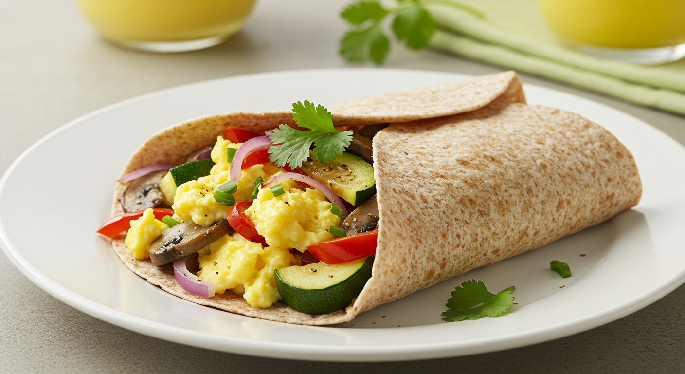 Egg and Veggie Wrap