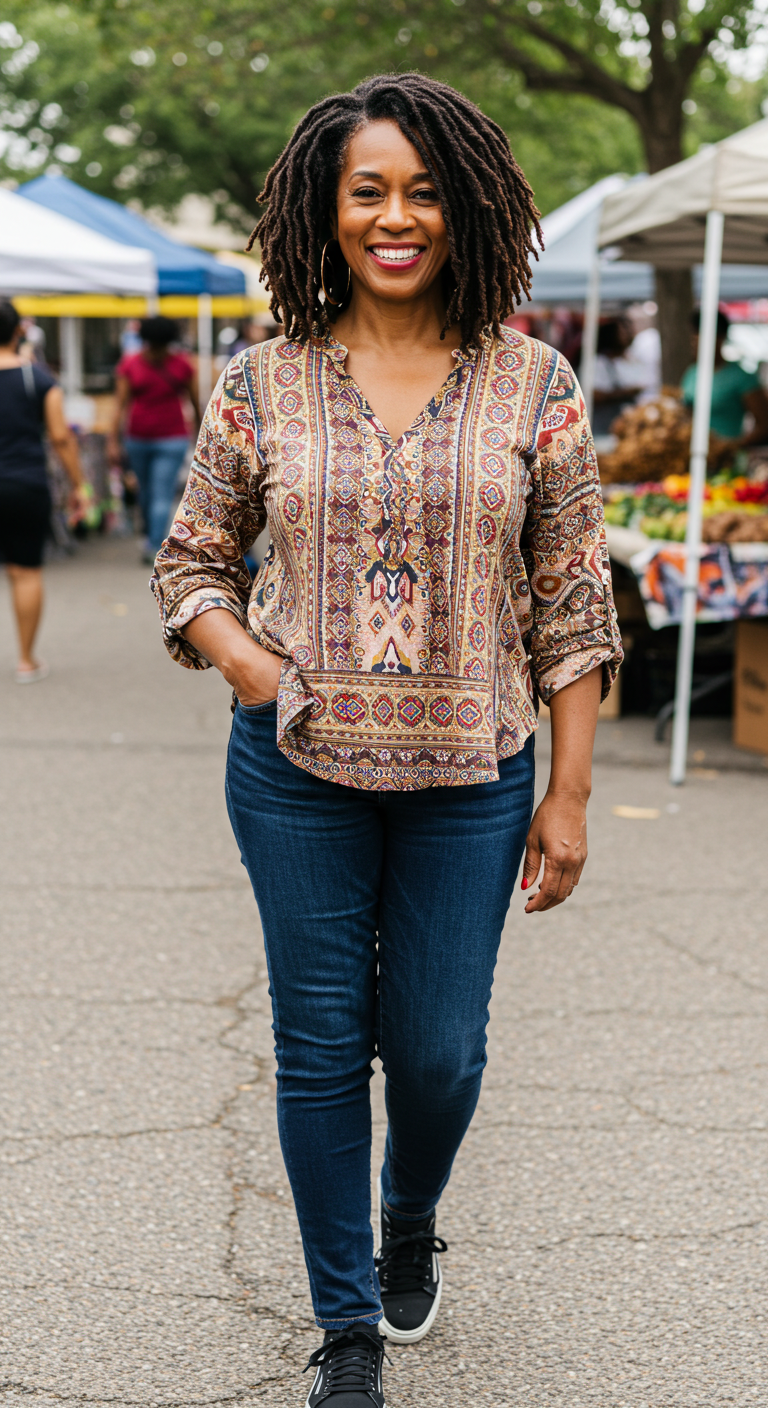 Faux Locs Bob for Older Black Women