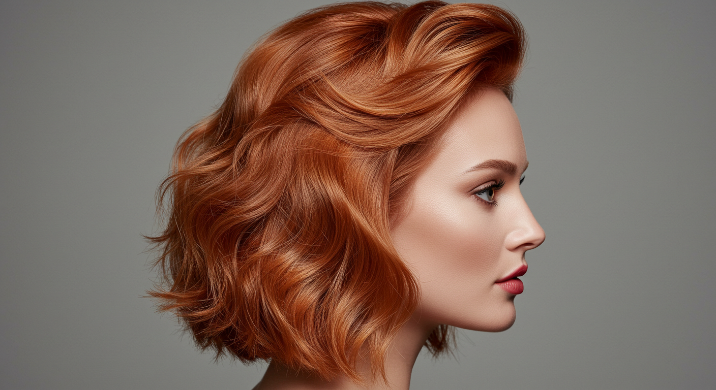 Fiery Strawberry Blonde Hair