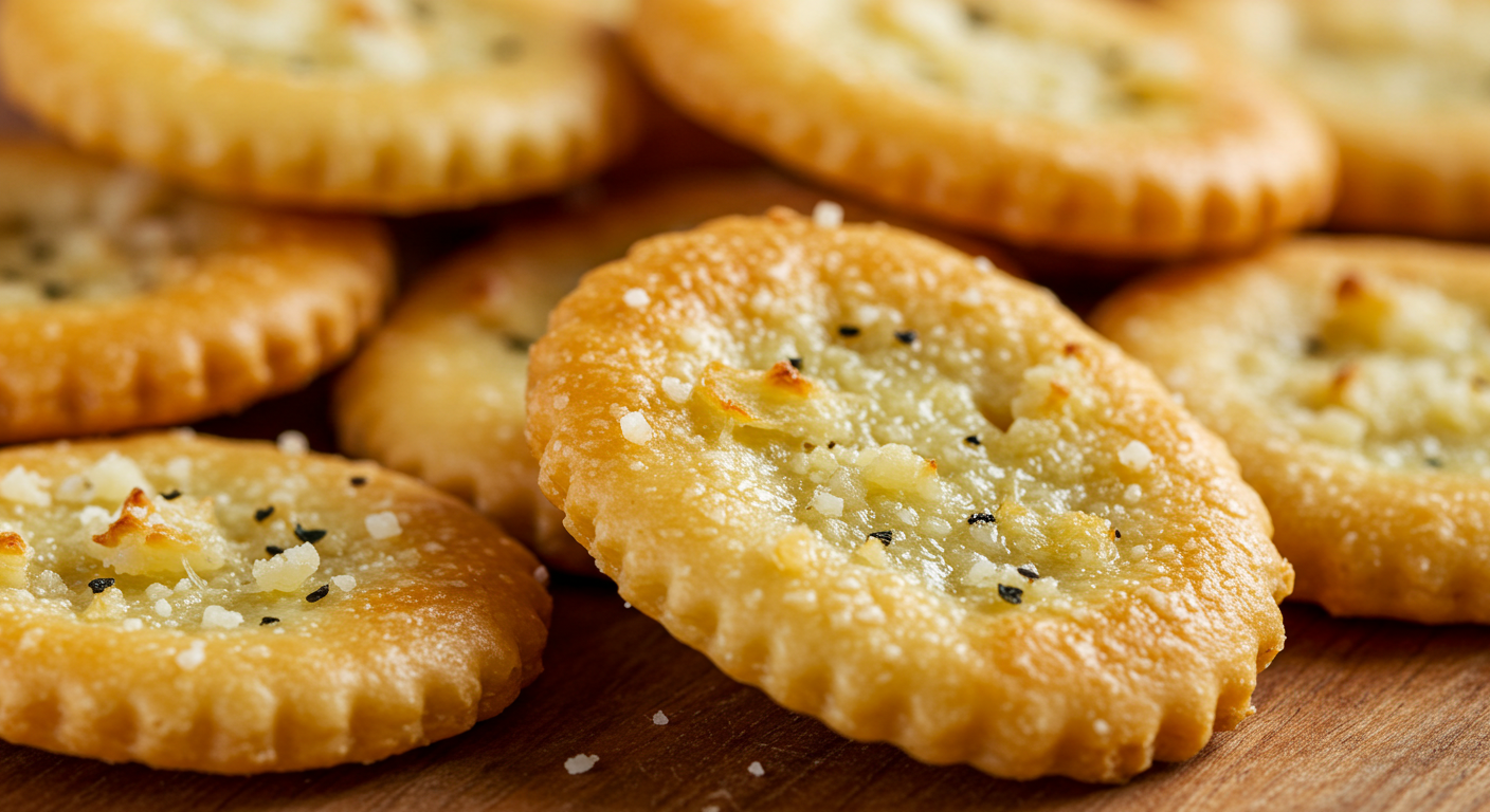 Garlic Parmesan Oyster Crackers