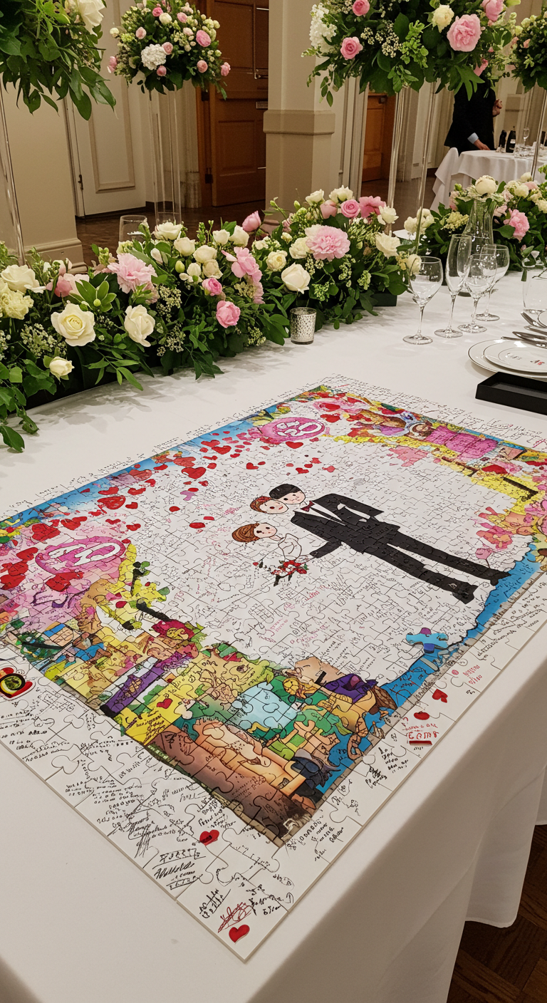 Giant Puzzle Guestbook