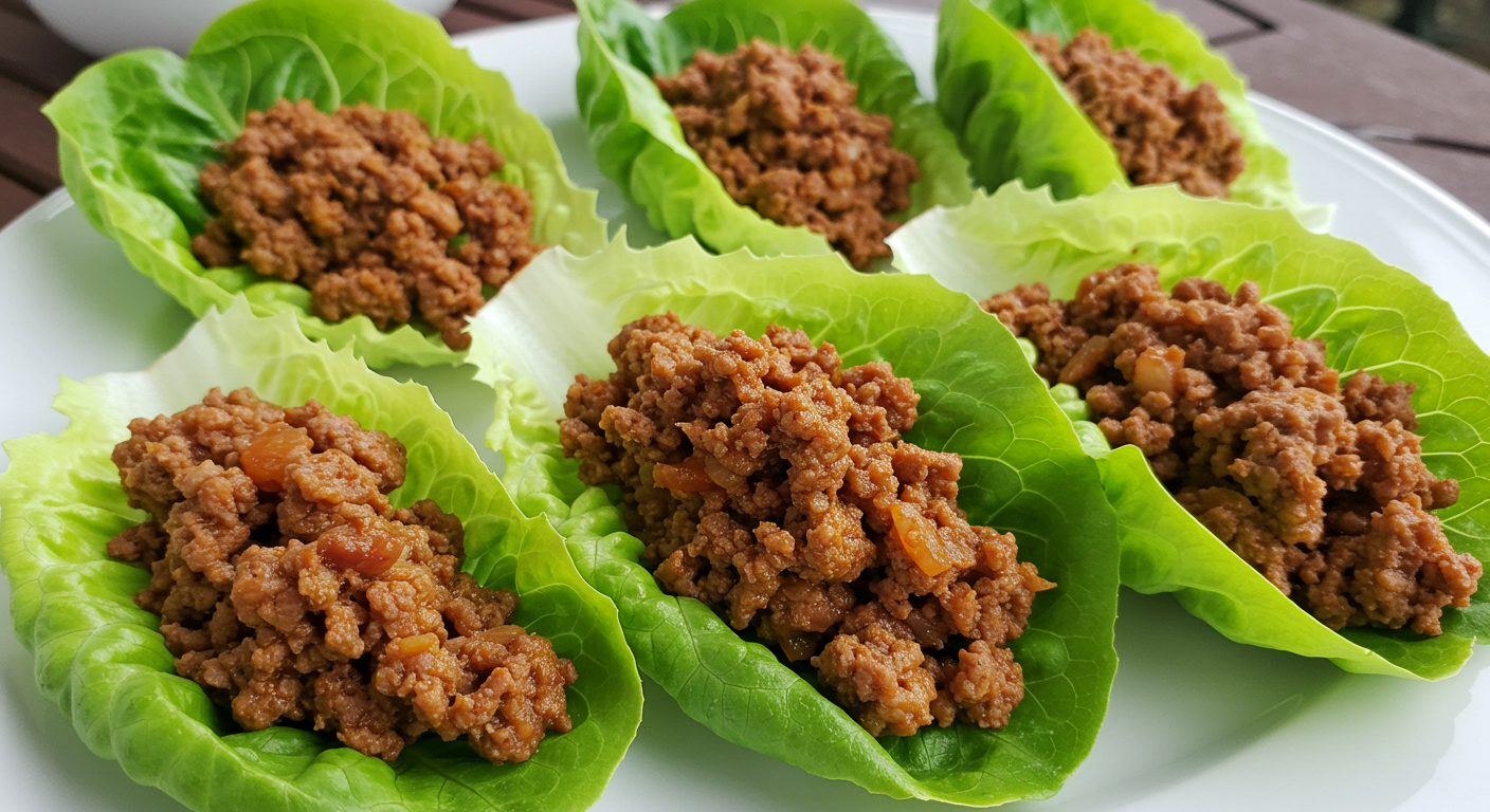 Ground Beef Lettuce Wraps