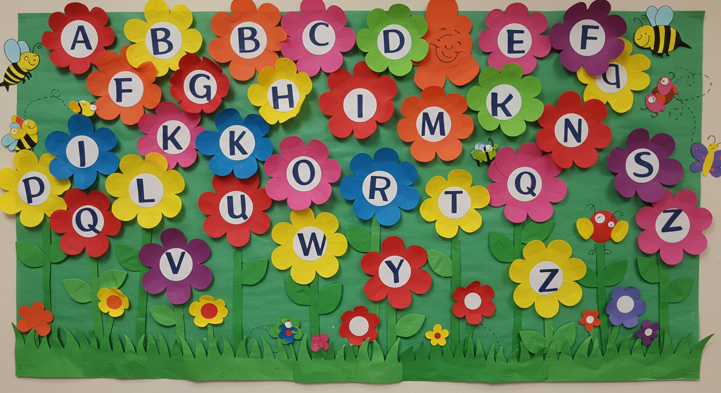 Handmade Alphabet Garden