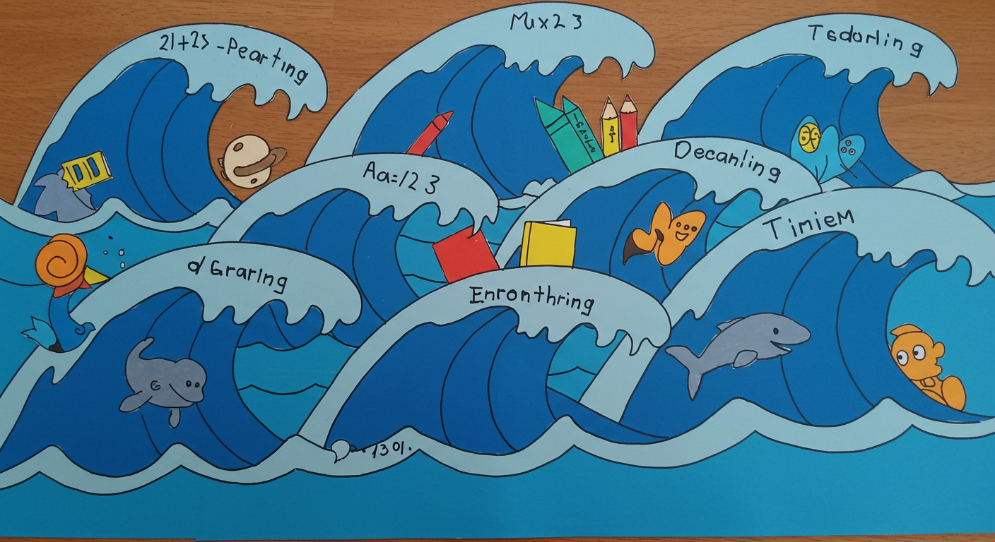 Handmade Ocean Wave Learning