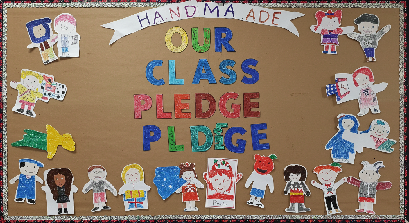 Handmade Our Class Pledge