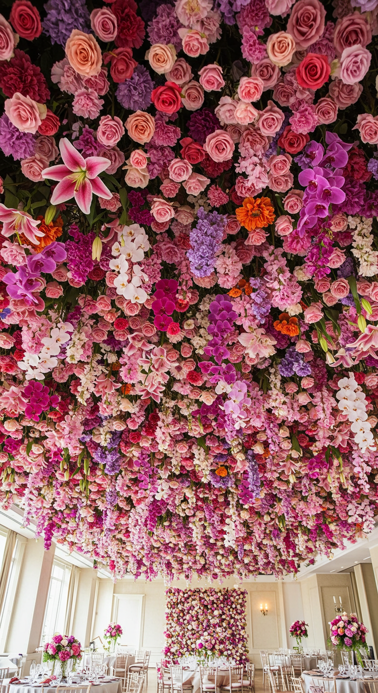 Hanging Floral Ceiling