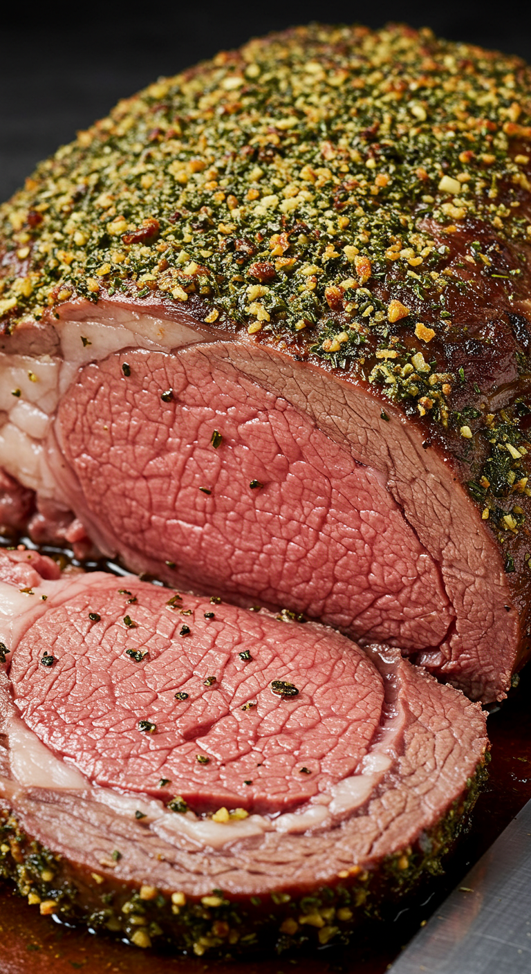 Herb-Crusted Prime Rib