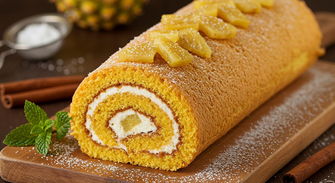 Hummingbird Cake Roll