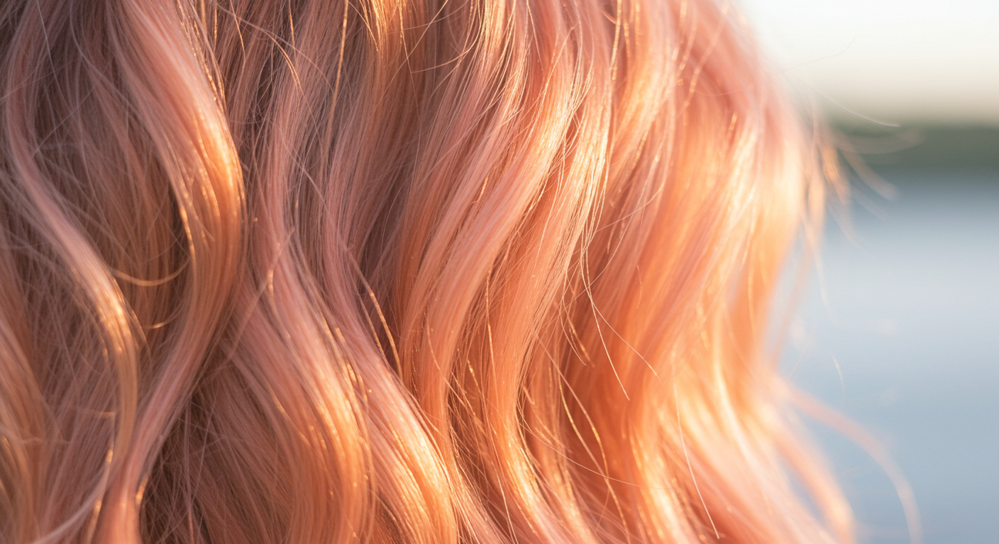 Icy Strawberry Blonde Hair